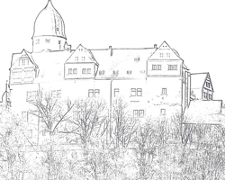 Ausmalen Schloss Rochsburg