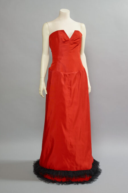 Rotes Kleid von Yves Saint Laurent